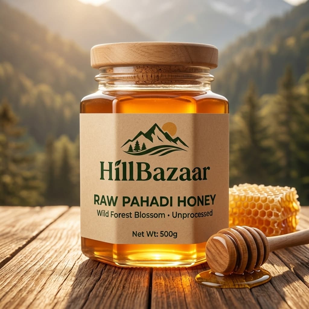 Raw Wild Mountain Forest Honey